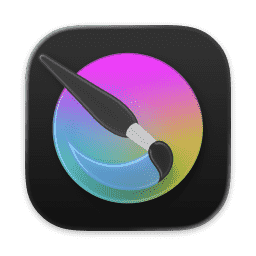 Krita (Dark) macOS icon