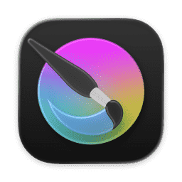Krita (Dark) macOS icon