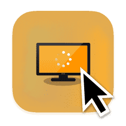 LG Screen Manager Icon With Cursor macOS icon