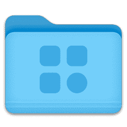 Launchpad Social Media Apps Folder macOS icon