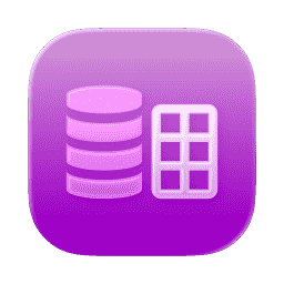 LibreOffice Base (Glass) macOS icon