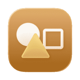 LibreOffice Draw (Glass) macOS icon