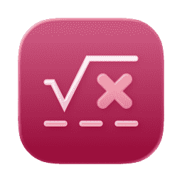 LibreOffice Math (Glass) macOS icon