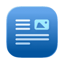 LibreOffice Writer (Glass) macOS icon