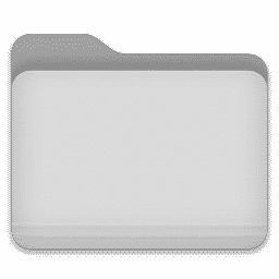 Light Grey Colour  - Folder macOS icon