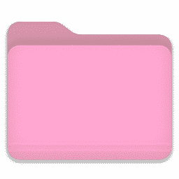 Light Pink Folder macOS icon
