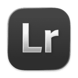 Lightroom (Clear Dark) macOS icon