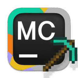 MCreator (IntelleJ IDE style) Minecraft Pickaxe macOS icon