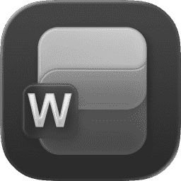 MS Word-macOS-ClearDark-1024x1024@1x