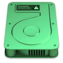 Macintosh HD Internal Drive Green macOS icon