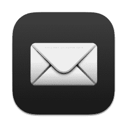 Mail (Pure Dark) macOS icon