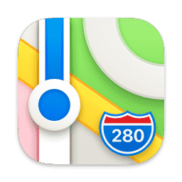 Maps macOS icon