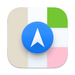 Maps macOS icon