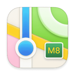 Maps macOS icon
