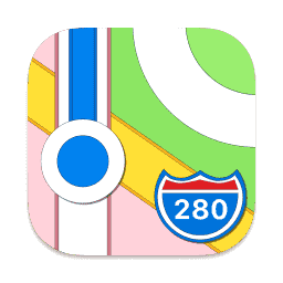 Maps macOS icon