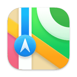Maps macOS icon