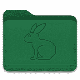 Matrix Follow the Rabbit Folder macOS icon