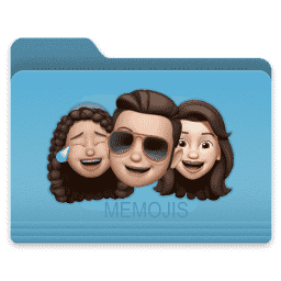 Memojis Folder Catalina Dark macOS icon