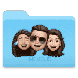 Memojis Folder Catalina Light macOS icon