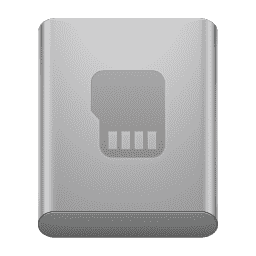 MicroSD HDD Icon Dark macOS icon