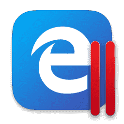 Microsoft Edge, Old (Parallels Windows App) macOS icon