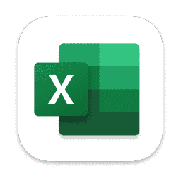 Microsoft Excel macOS icon