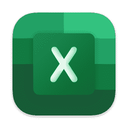 Microsoft Excel macOS icon