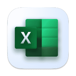 Microsoft Excel macOS icon