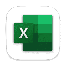 Microsoft Excel macOS icon