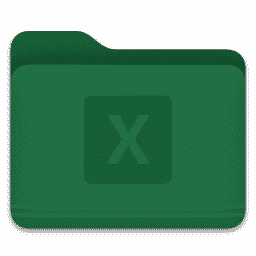 Microsoft Exel - Folder macOS icon