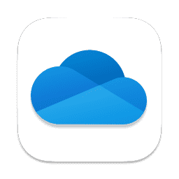 Microsoft OneDrive (Fixed shadows & small sizes; includes Menu Bar icons)