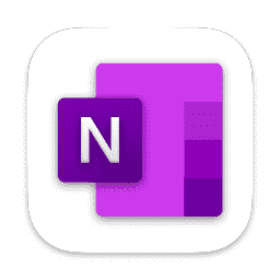 Microsoft OneNote macOS icon