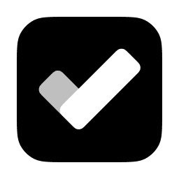 Microsoft To Do - Monochrome Solid macOS icon