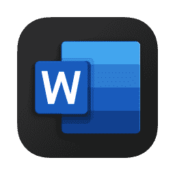 Microsoft Word macOS icon