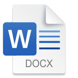 Microsoft Word Document macOS icon