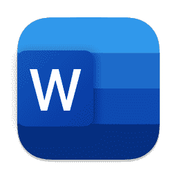 Microsoft Word macOS icon