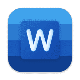 Microsoft Word macOS icon