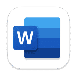 Microsoft Word macOS icon