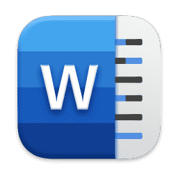 Microsoft Word macOS icon