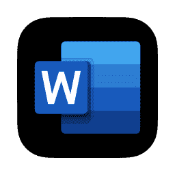 Microsoft Word macOS icon