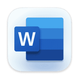 Microsoft Word macOS icon