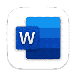 Microsoft Word macOS icon