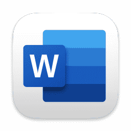 Microsoft Word macOS icon