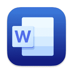 Microsoft Word macOS icon