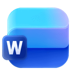 Microsoft Word macOS icon