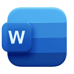 Microsoft  Word macOS icon