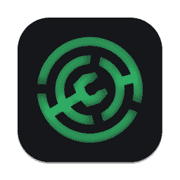 Modrinth Dark (Complex) macOS icon
