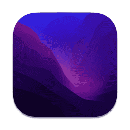Monterey Dark Mode macOS icon