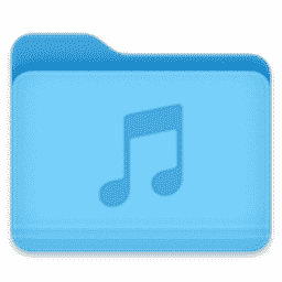 Music Folder macOS icon