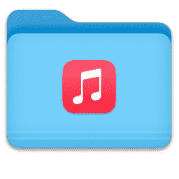 Music Folder macOS icon